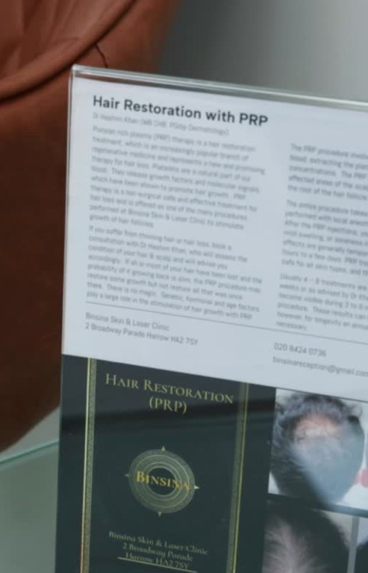 Binsina Skin & Laser Clinic - Binsina Skin & Laser Clinic Harrow